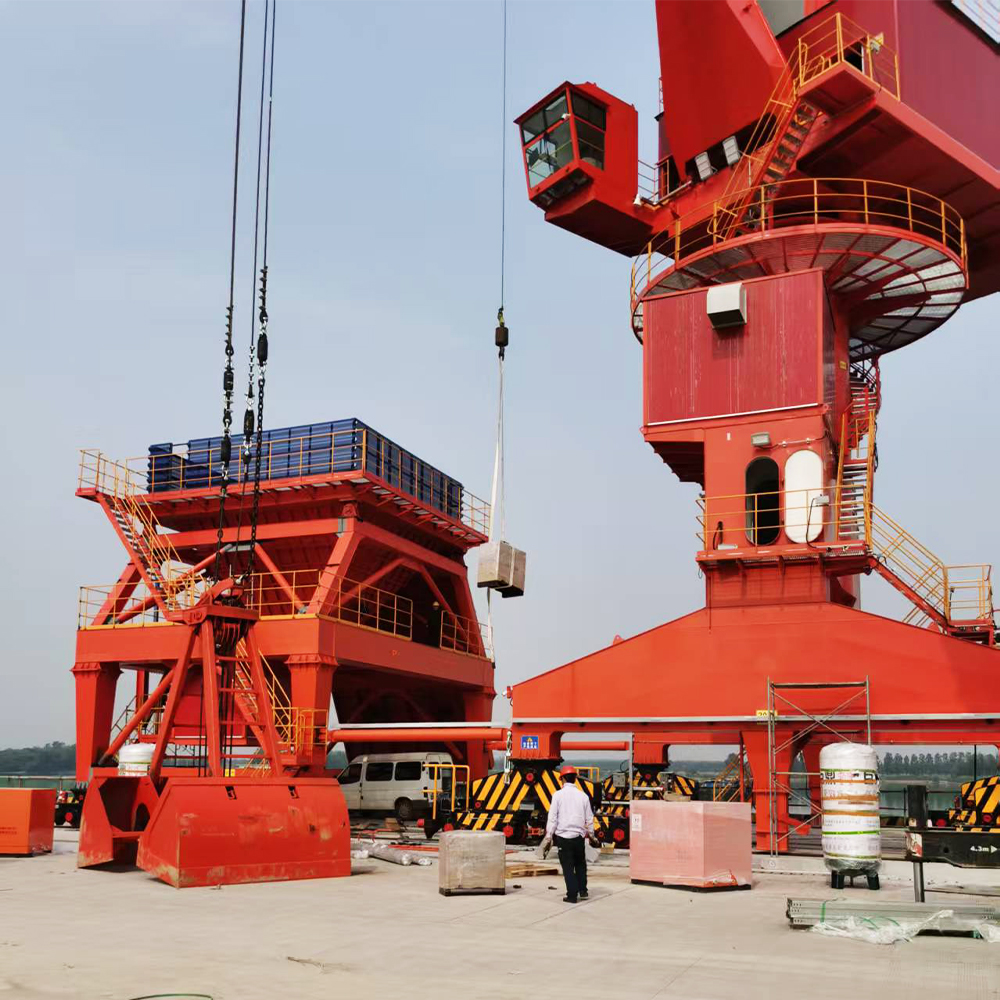 MQ2530抓斗起重機及除塵料斗